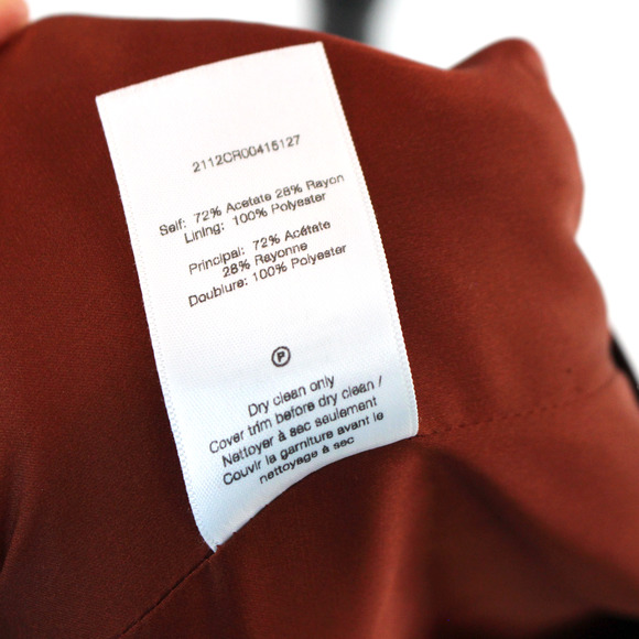 Veronica Beard Satin Sheen Clay Dickey Jacket 4 Single Breasted Acetate Blazer - Picture 8 of 8